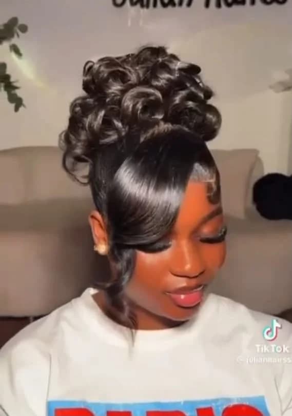 Frontal with bun